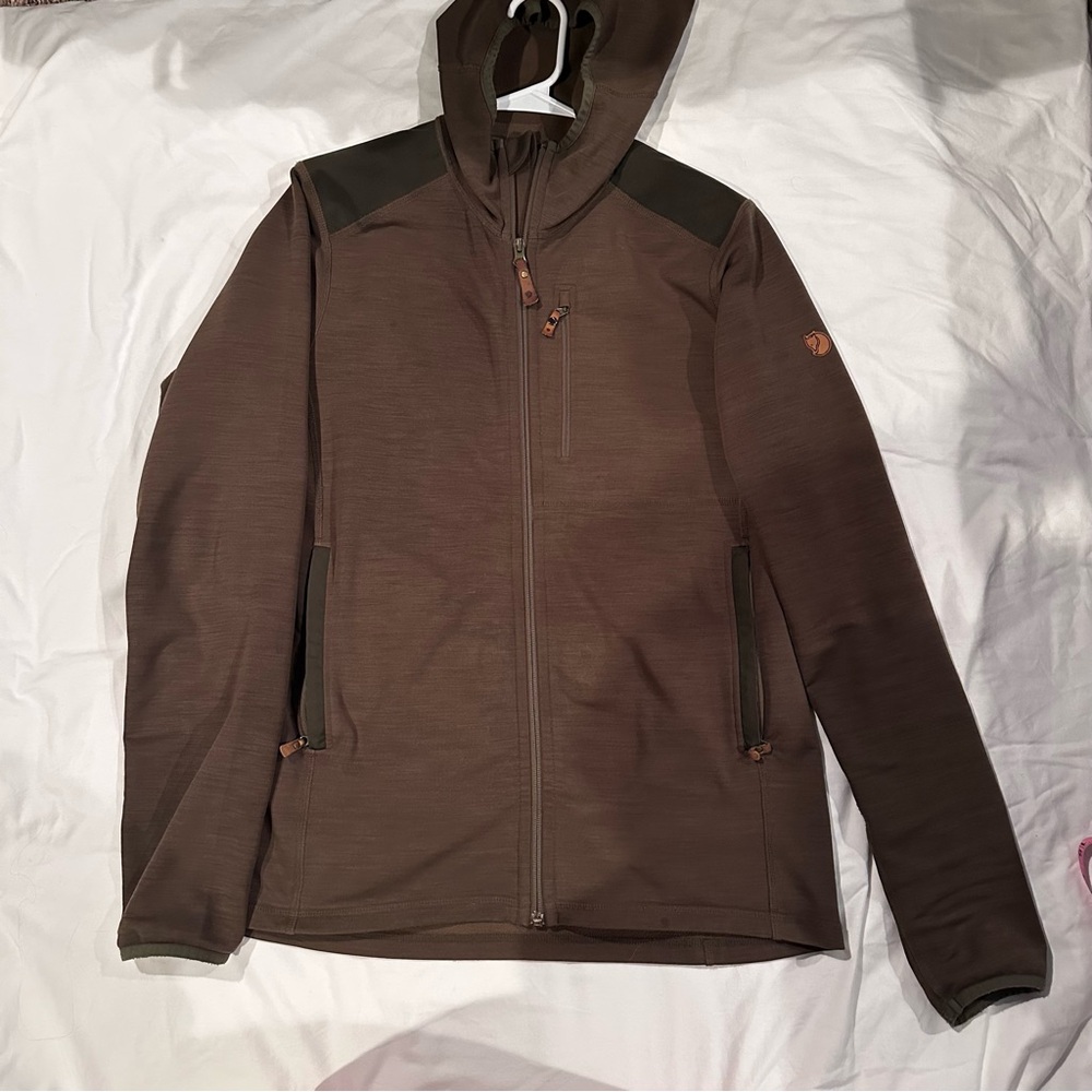 Fjallraven | Men’s GREEN Keb fleece hoodie size medium
